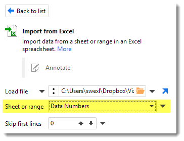 Figure 9 -- Importing the numeric version of the data.