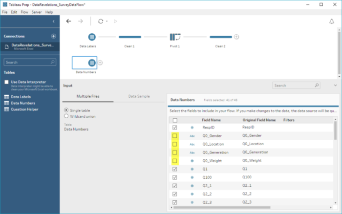 Getting your survey data “just so” using Tableau Prep - Data Revelations