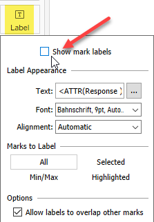 Turning off mark labels in Tableau